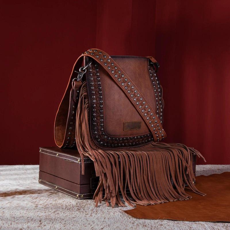 Wrangler Rivets Fringe Concealed Carry Crossbody