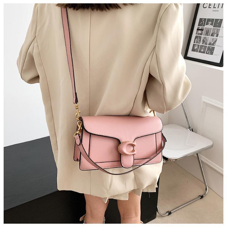 Women's Bag Ms. Crossbody Bag Shoulder Bag Fashionable Hundred Matching Cowhide Small Square Bag