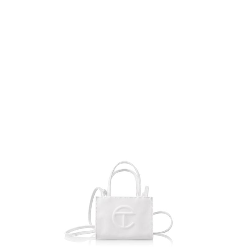 Telfar White Colored Small Size Shopping Bag