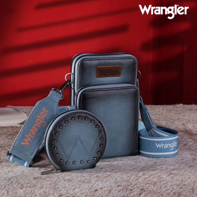 Wrangler Crossbody Cell Phone Purse - Jean