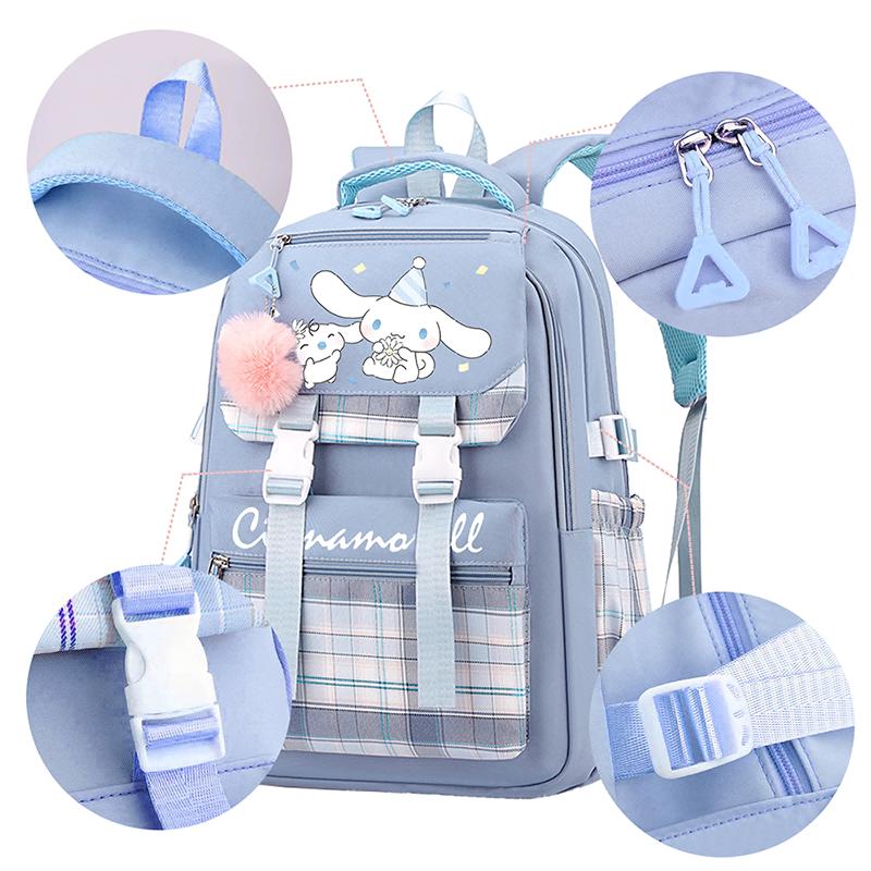 Kawaii Cinnamoroll Backpack Backpacks, Comfortable and Stylish,Cartoon Schoolbag, Daypack Waterproof and Dustproof,Bag Large Capacity