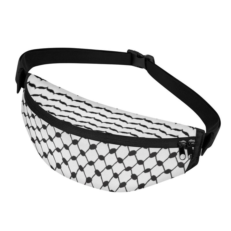 Adjustable Keffiyeh Fanny Pack – Versatility and Style on the Go