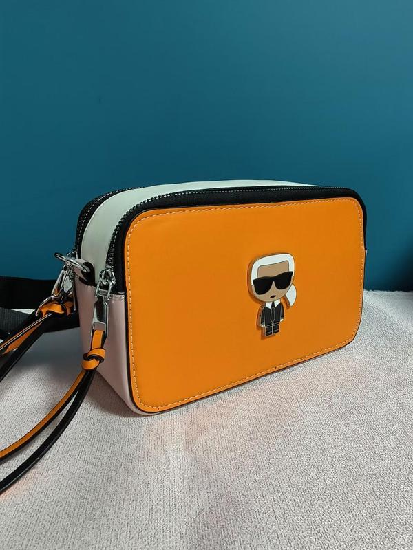 Fashion Cartoon Character Design Square Shoulder Bag, Versatile Letter Decor Strap Zipper Crossbody Bag for Women, Trendy All-match Commuter Bag