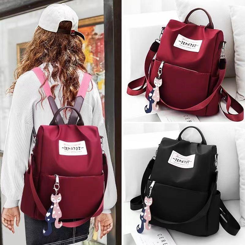 Backpack Bags Women's Fashion New School Bag Multi-Functional Waterproof and Anti-Theft Ladies Dual-Use Travel Bags Backpack