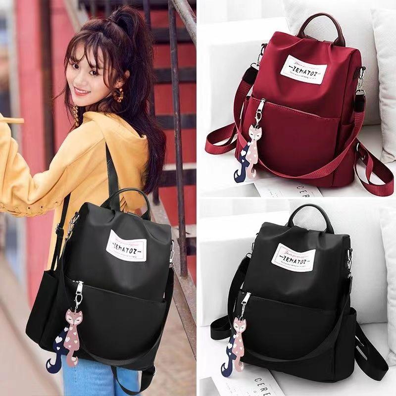 Backpack Bags Women's Fashion New School Bag Multi-Functional Waterproof and Anti-Theft Ladies Dual-Use Travel Bags Backpack