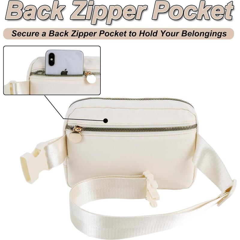 Waist Bag Crossbody Bag Waist Bag Cute and Fashionable Item | Cream, A