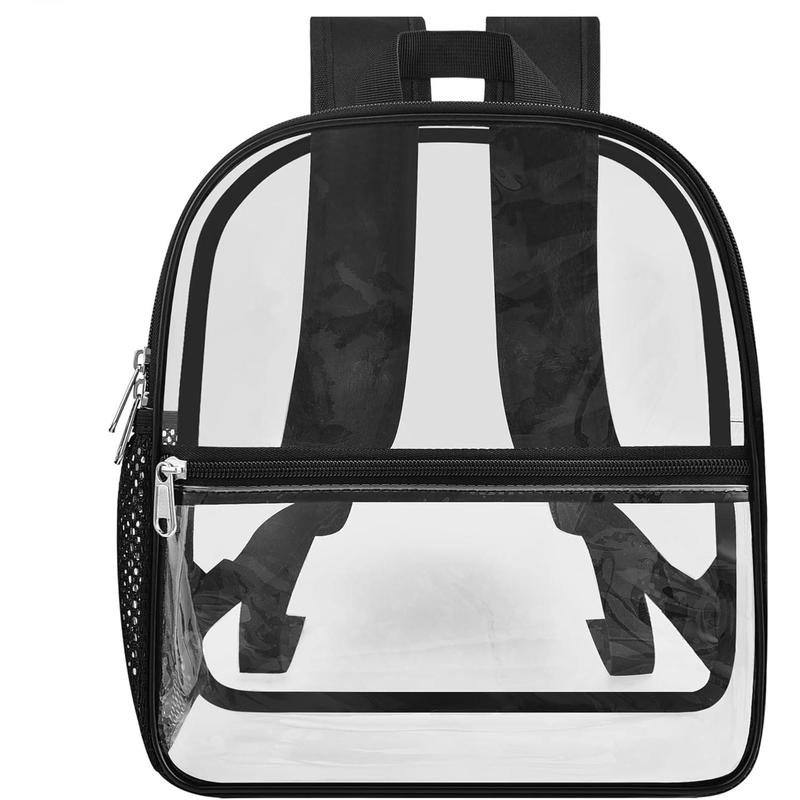 Clear Backpack for Stadium Approved 12*6*12, Water proof Clear Bag for Stadium Events and Concert Work Sport Event