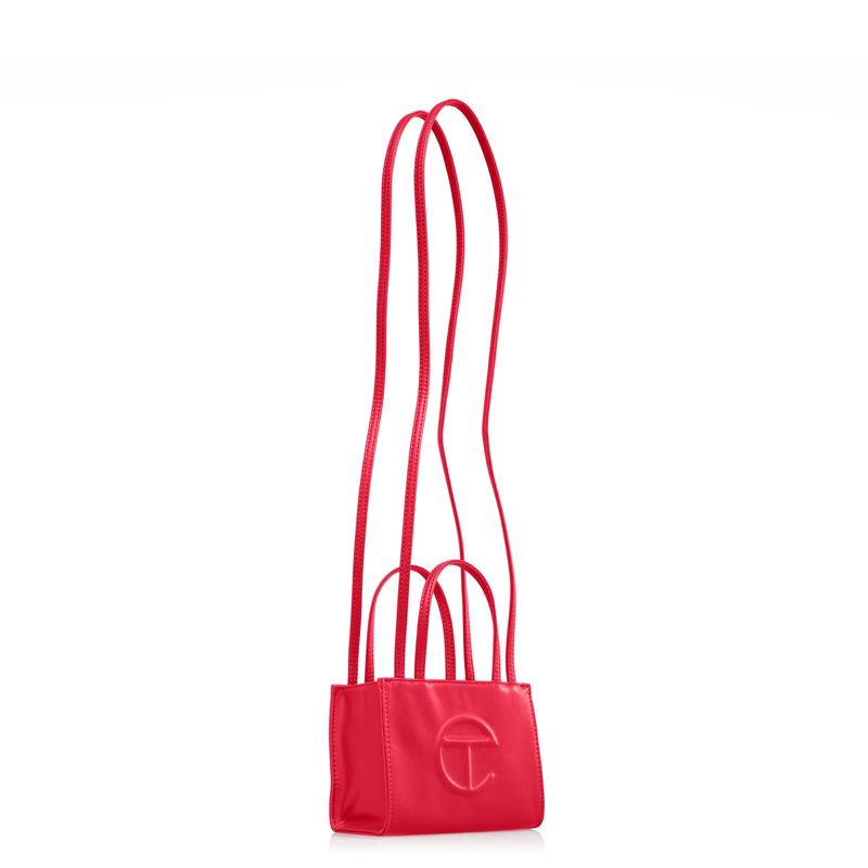 NWT Telfar Red small shopping bag