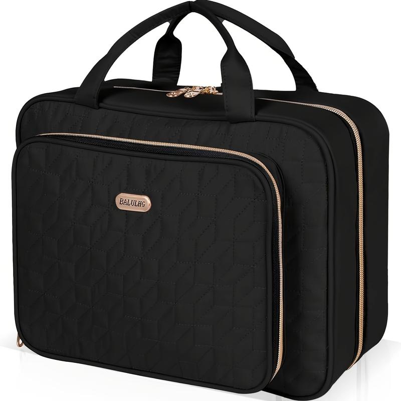Wash Bag Travel Bag with Hook, Waterproof Cosmetic Bag Travel Organizer Accessories, Shampoo, Full Size Container, Toiletries