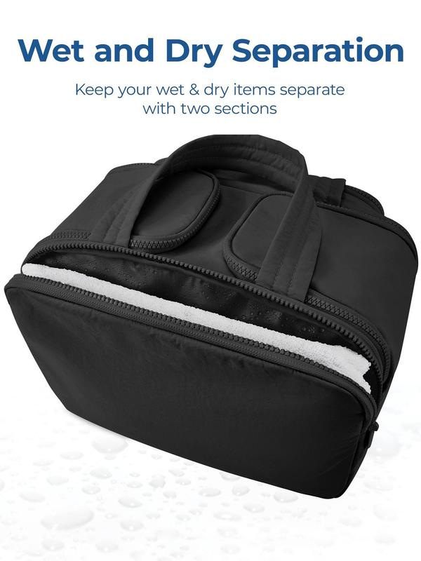 Large Capacity Travel Toiletry Bag, Lightweight Makeup Bag with Handle, Zipper Makeup Organizer Pouch, Versatile Storage Bag for Travel, Essentials