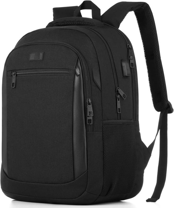 Laptop Backpack Travel, School Backpack with Usb  Port for Men Womens Boys Girls Water Resistant College School Bookbag Business Computer Backpack Fits 15.6 Inch Notebook Over 3 Years Old