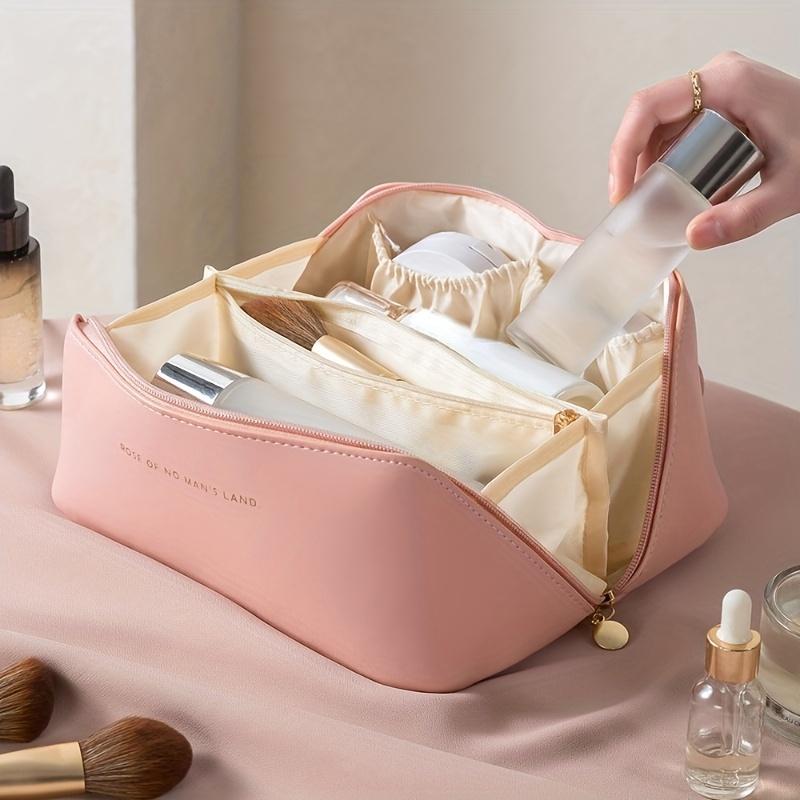 Portable Large Capacity Cosmetic Bag, Simple Toiletries Travel Bag, Lightweight Cosmetic Bag