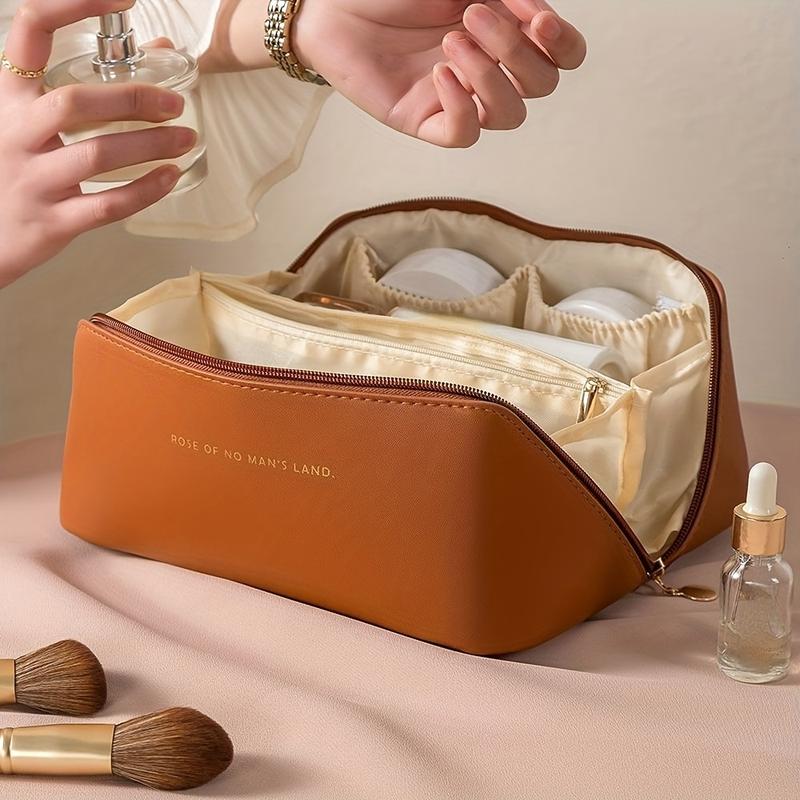 Portable Large Capacity Cosmetic Bag, Simple Toiletries Travel Bag, Lightweight Cosmetic Bag