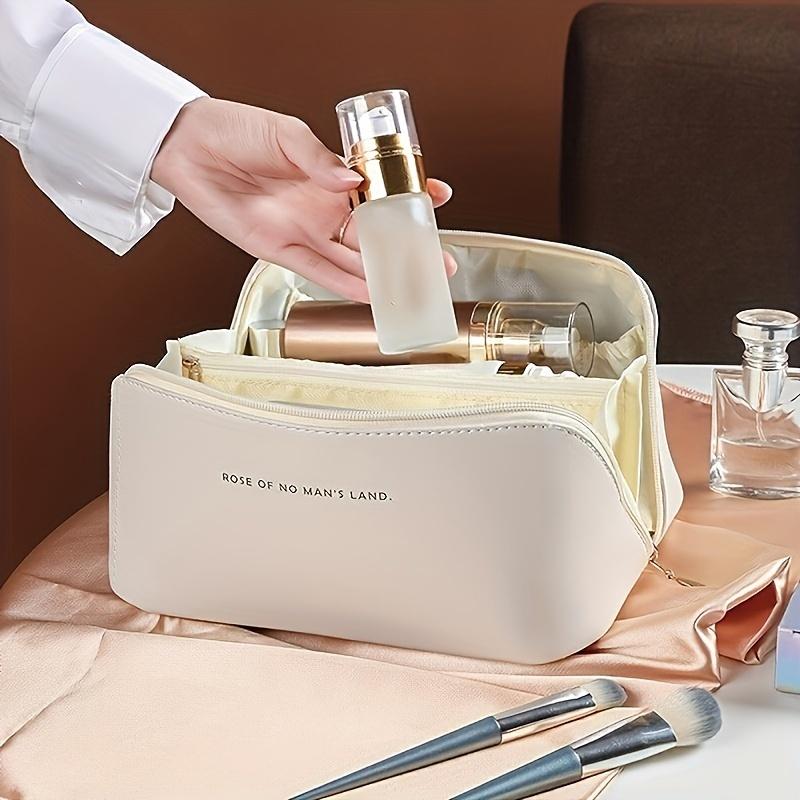 Portable Large Capacity Cosmetic Bag, Simple Toiletries Travel Bag, Lightweight Cosmetic Bag