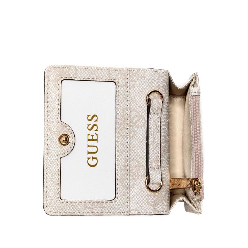 GUESS Unisex Laurel Quattro G Micro Mini Wallet