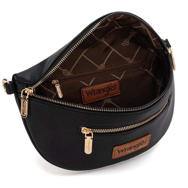 Wrangler Crossbody Bag for Women Cute Fanny Pack Small Belt Chest Waist Bag