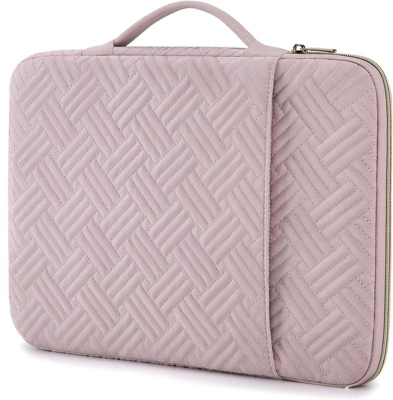 Laptop Case, 13.3 inch Laptop Carrying Sleeve Case, Laptop Cover Compatible with 14 Inch MacBook Pro, Compatible with 13-13.3 inch HP, Dell, ,  Notebook,Pink