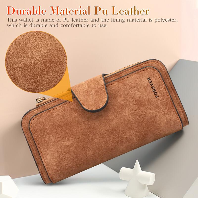 Women Lady Soft Leather Wallet Long Clutch Card Holder Purse Pocket Handbag Gift Does not apply