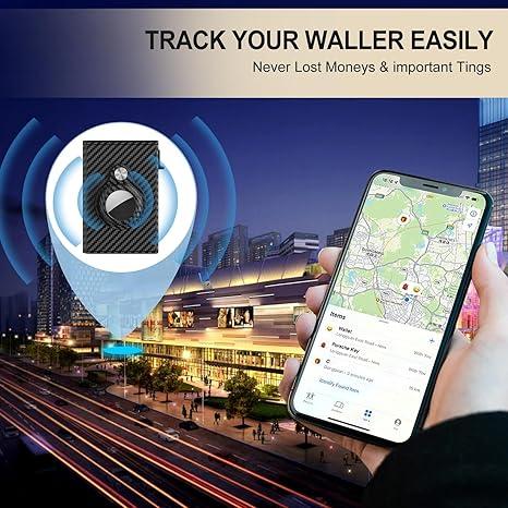 Wallet for Mens Smart Wallet Leather Card Holder Smart,Slim,Minimalist Wallet,9-14 Card Capacity | ID Window | Cash Slot