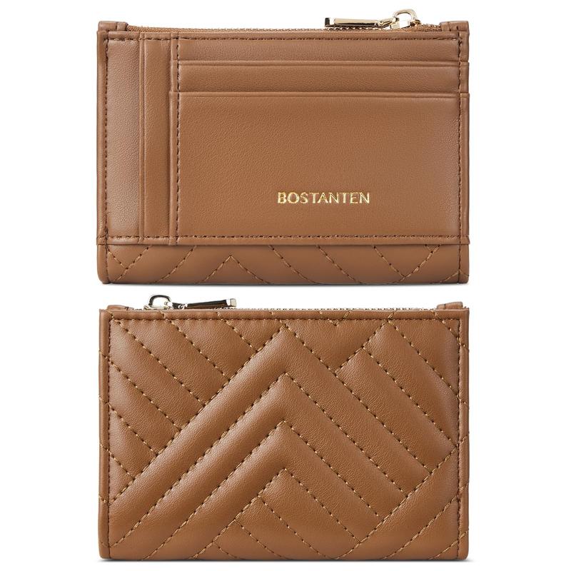 BOSTANTEN Wallet Women Small Leather RFID Blocking Credit Card Holder Slim Bifold Wallet