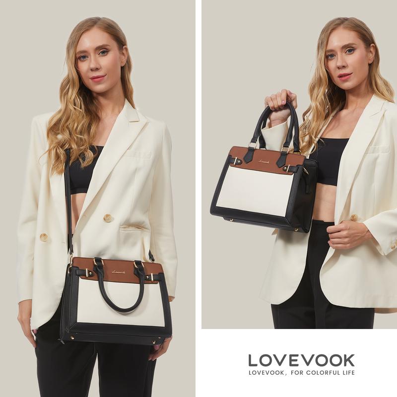 LOVEVOOK Christmas Modern Tote Bag Set for Women, Multi-Functional Large Capacity Shoulder Bag with Separate Coin Purse. Gift for Christmas.