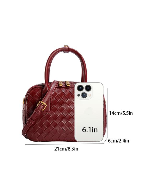 Women's Fashionable Quilted Design Crossbody Bag, Casual Versatile Shoulder Bag for Work & Daily Used, Trendy All-match Commuter Bag