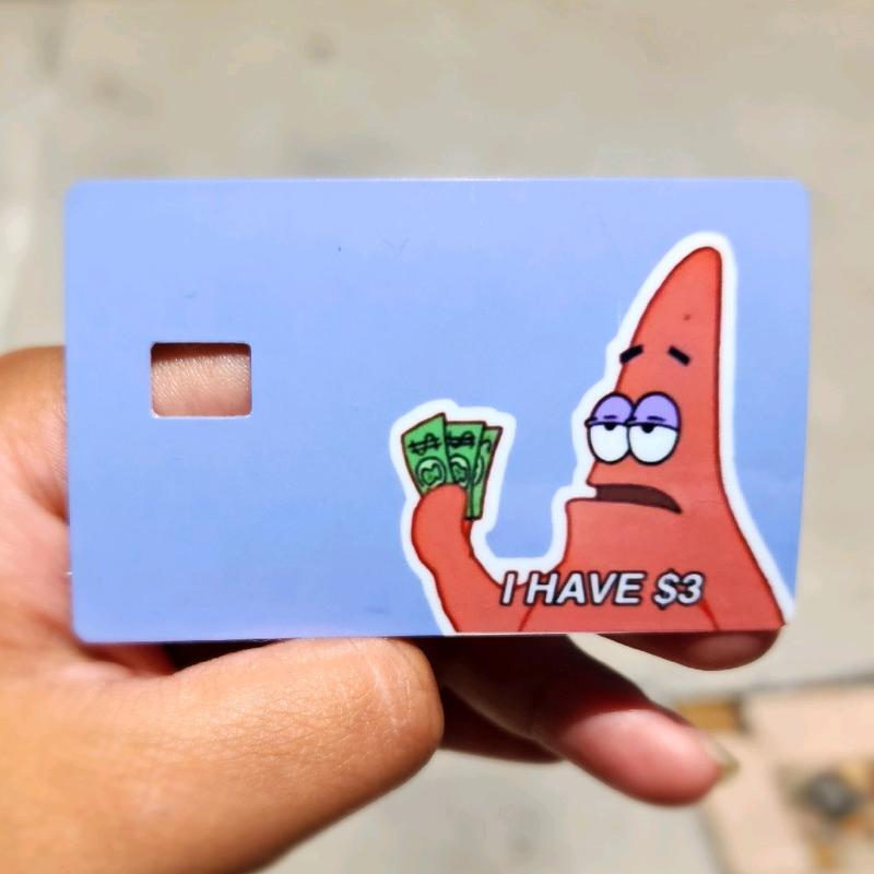 Bikini Bottom Money themed Credit card Skin  cover