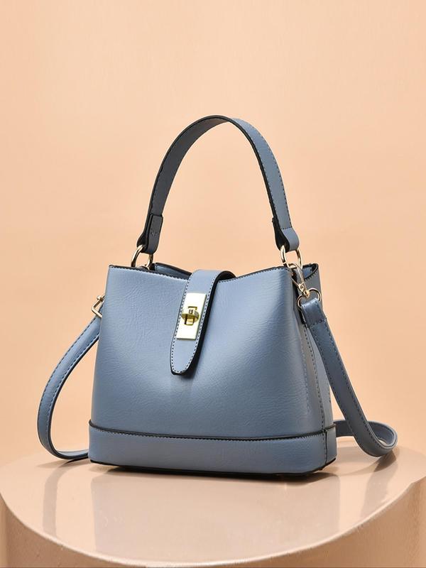 Women's Solid Color Zipper Handbag, Pu Leather Designer Crossbody Bag, Casual Adjustable Strap Handbag for Daily Used