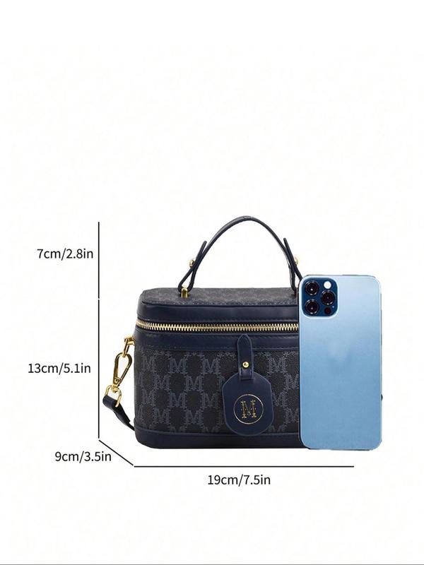 Women's Elegant Letter Pattern Handbag, Trendy Large Capacity Shoulder Bag, Fashionable Crossbody Bag for Daily Use