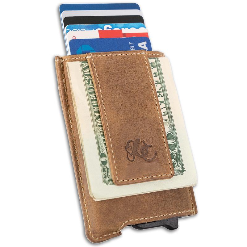 Automatic Pop-Up Wallet for Men - Leather Wallet for Men high quality wallet men portable wallet Men's Minimalist