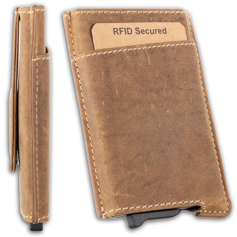 Automatic Pop-Up Wallet for Men - Leather Wallet for Men high quality wallet men portable wallet Men's Minimalist