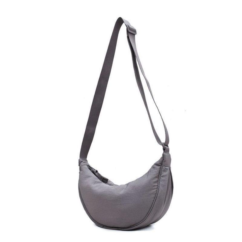 Crescent Bag Nylon Crossbody Bag Lightweight Hobo Sling Bag Small Shoulder Bag Purse Dumpling Bag