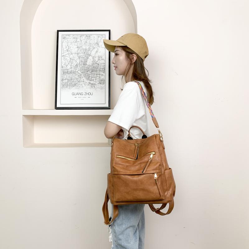 Women's Fashion Backpack Purse Multipurpose Design Convertible Satchel Handbags Shoulder Bag Travel bag