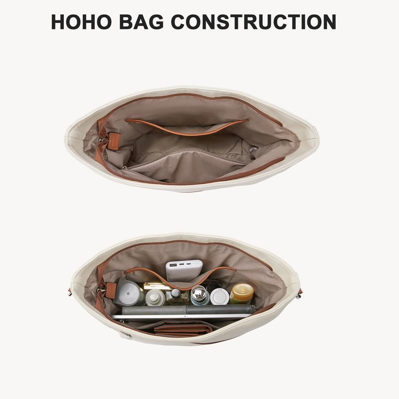 BOSTANTEN Women Purse and Handbag Vegan Leather Shoulder Hobo Bags with Multi Pockets and Removable Strap