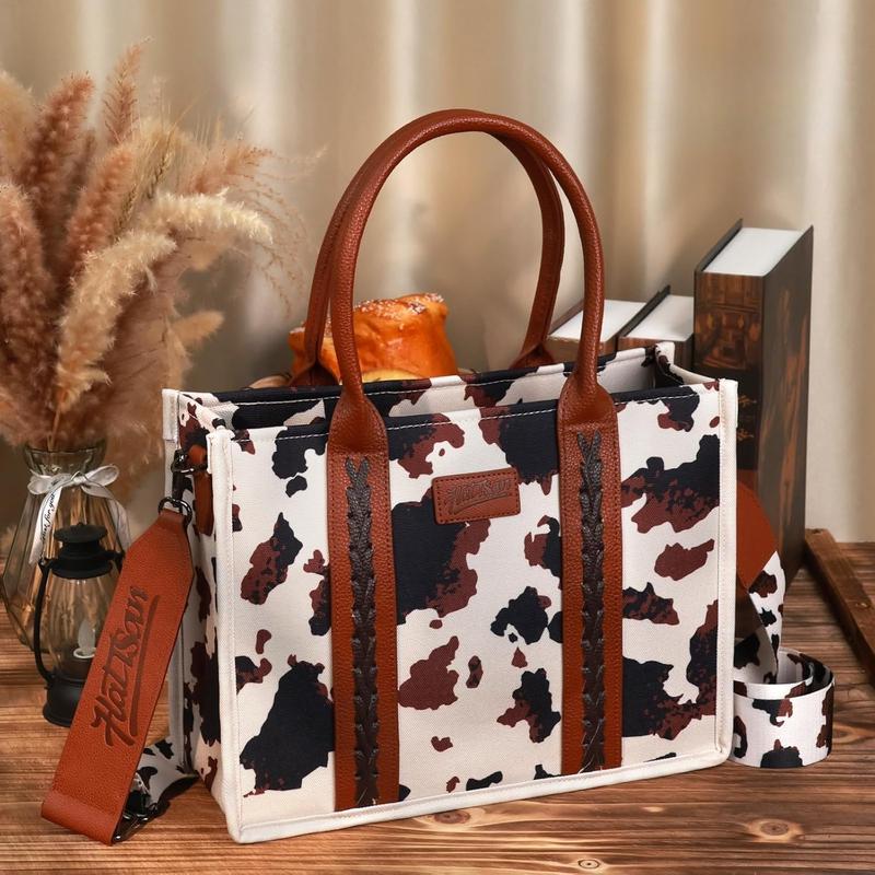 Canvas Tote Bag for Women Western Purses  Boho Bag Crossbody Bag Handbags Wallet