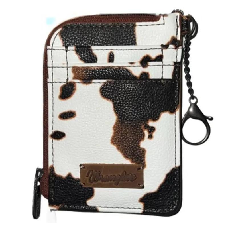 Wrangler Summer Moo Moo Cow Print Card Holder - Wrangler Keyholder