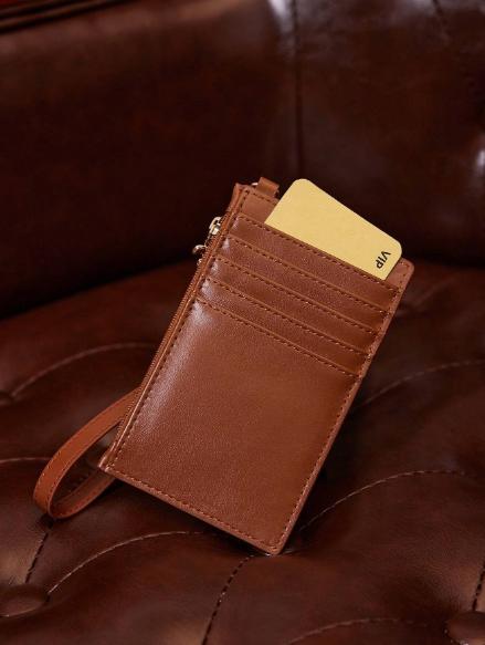 HARRY POTTER X SHEIN Letter Print Square Zipper Wallet, For Christmas Gift,Gifts