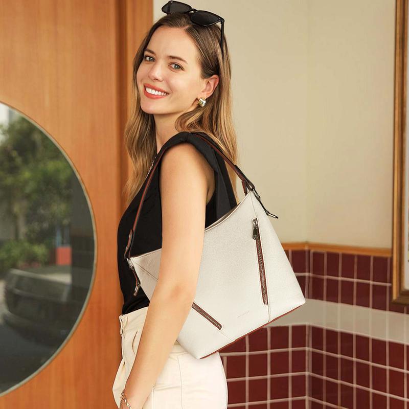 BOSTANTEN Women Purse and Handbag Vegan Leather Shoulder Hobo Bags with Multi Pockets and Removable Strap