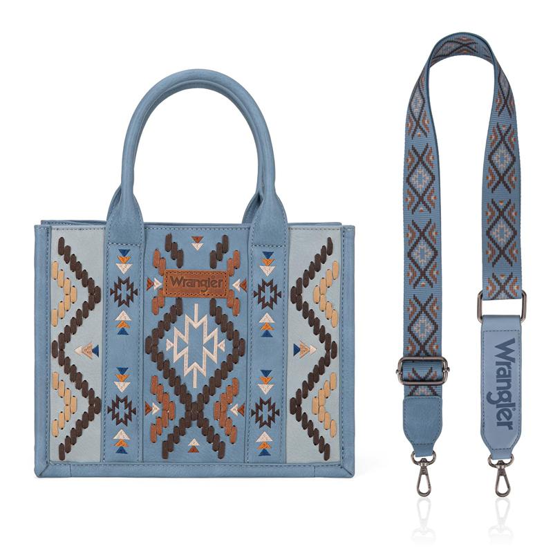 Wrangler Western Flair Tote bag for Women Crossbody Purses Aztec Satchel HandBags