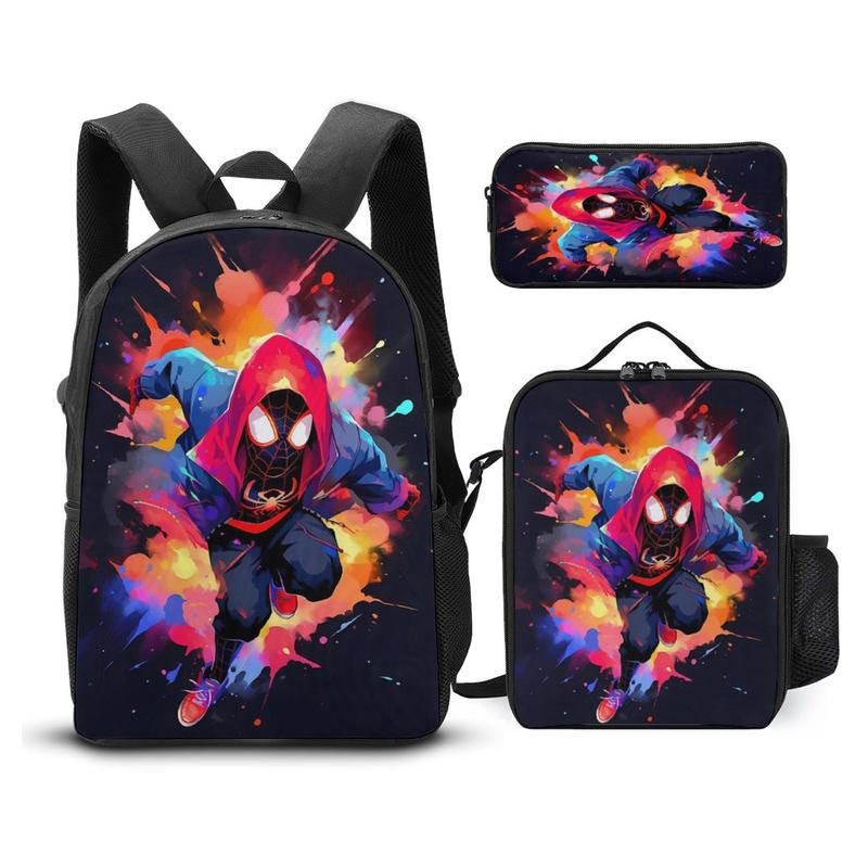 Bumblebee  miles morales Spiderman school bag  yellow school bag, robot school bag, travel bag, casual backpack, Transformers