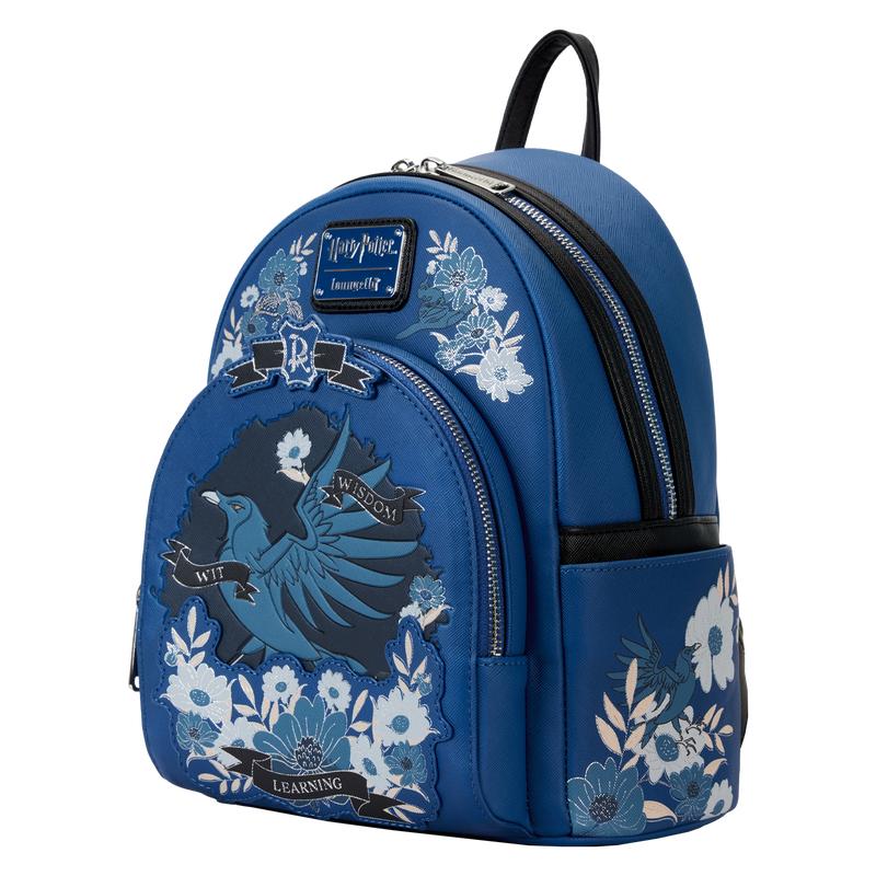 Harry Potter Ravenclaw House Floral Tattoo Mini Backpack