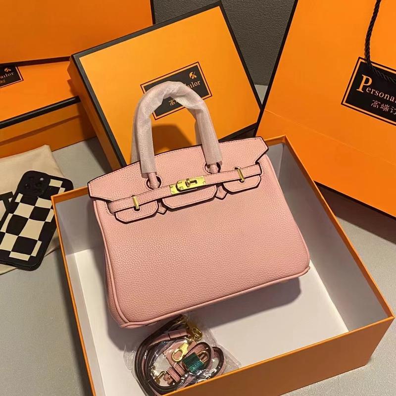 Candy Color Birkin Bag Women's Handbag Shoulder Messenger Bag Fashion All-Match Large Capacity Totes Women's Bag Wholesale