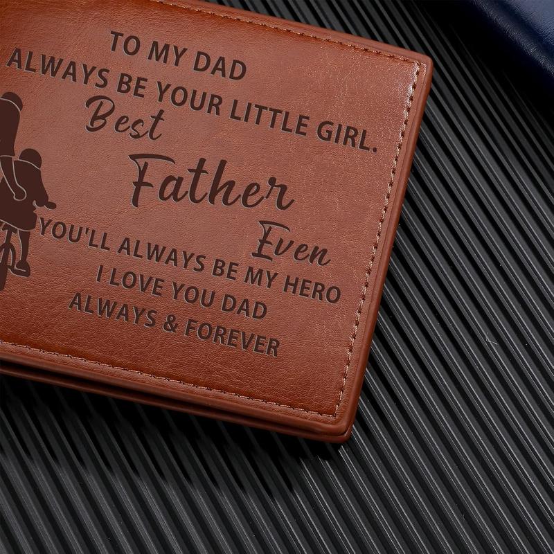 Christmas - Mom to Son Wallet-Engraved Wallet For Son-Wallet for Son FromMom & Dad-Leather Wallet-Mens Wallet-Christmas Gift-Birthday GiftGift For Son Cannot Be Customized card holder RFlD Blocking, Bifold Wallet lightweight durable classic