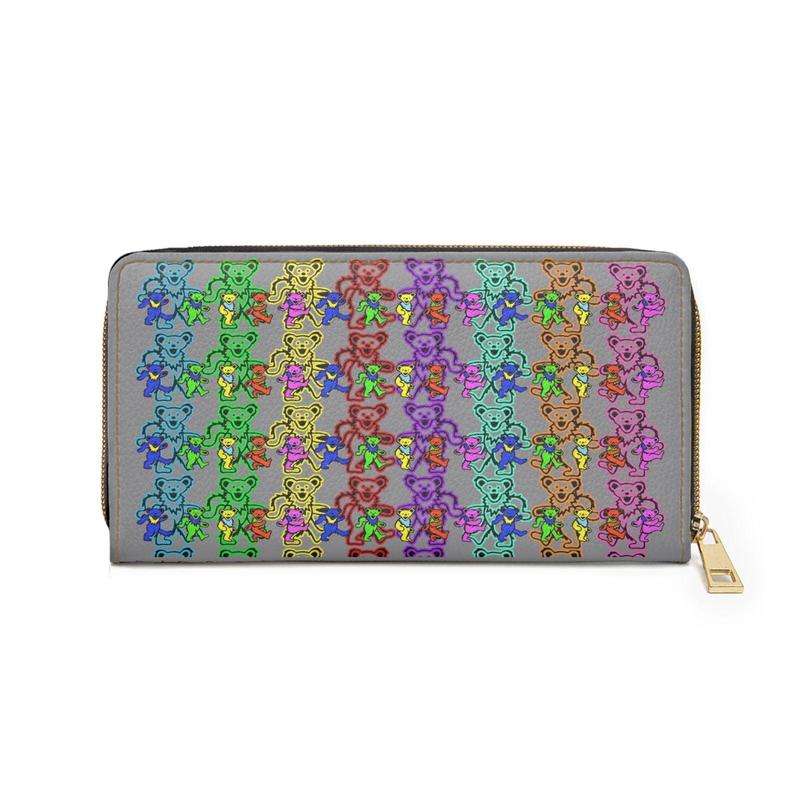 Grateful Dead Dancing Bears Zipper Wallet