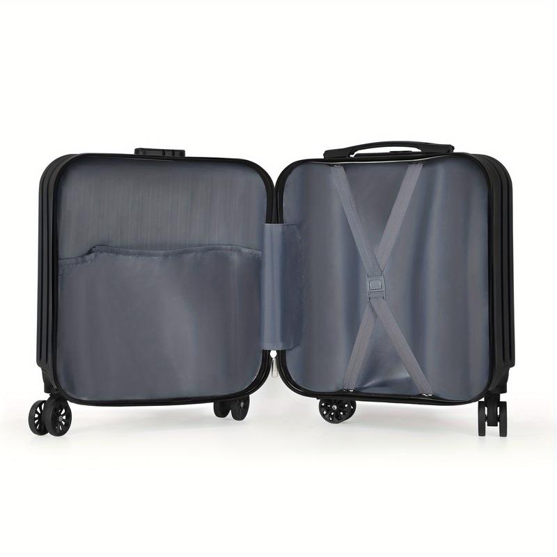 18 Lightweight Compact Luggage - Durable Hard Shell Spinner Suitcase - Airline Approved, Effortless Rolling, Perfect Carry-On for Travelers