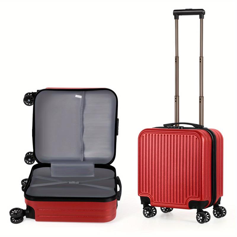 18 Lightweight Compact Luggage - Durable Hard Shell Spinner Suitcase - Airline Approved, Effortless Rolling, Perfect Carry-On for Travelers