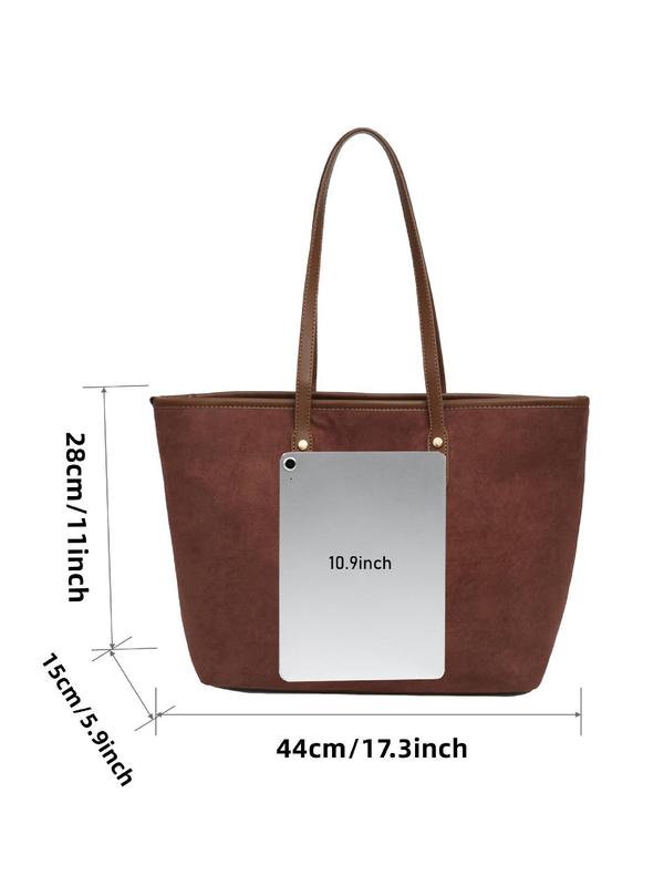 Women's Fashionable Geometric Pattern Tote Bag, Casual PU Leather Zipper Shoulder Bag for Daily Used, Trendy Versatile High-quality Daily Commuting Bag