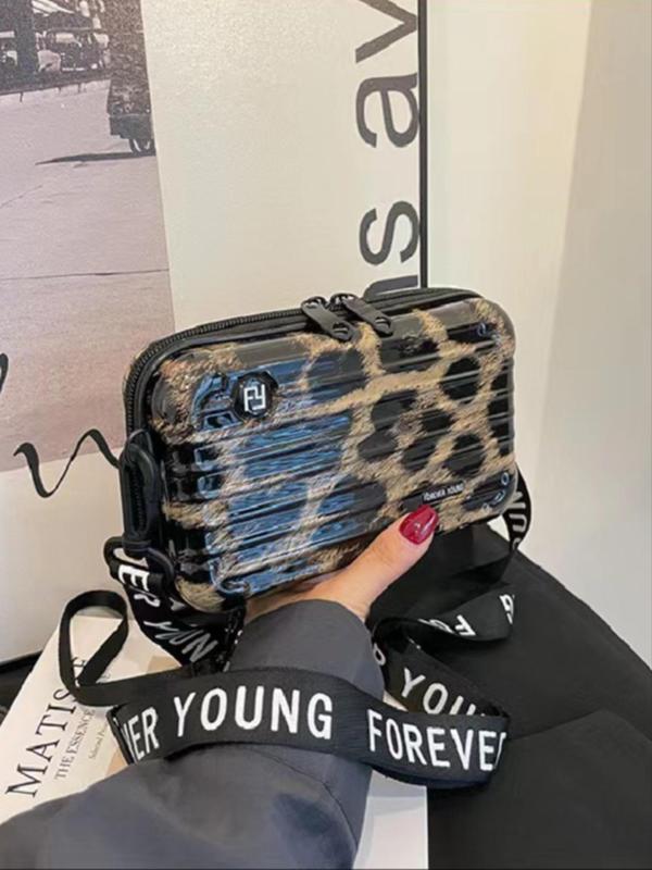 Fashionable Crossbody Bag with Adjustable Strap, Portable Mini Travel Case Cosmetic Bag, Versatile Storage Crossbody Bag for Women & Girls