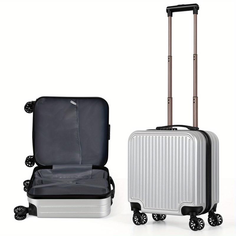 18 Lightweight Compact Luggage - Durable Hard Shell Spinner Suitcase - Airline Approved, Effortless Rolling, Perfect Carry-On for Travelers