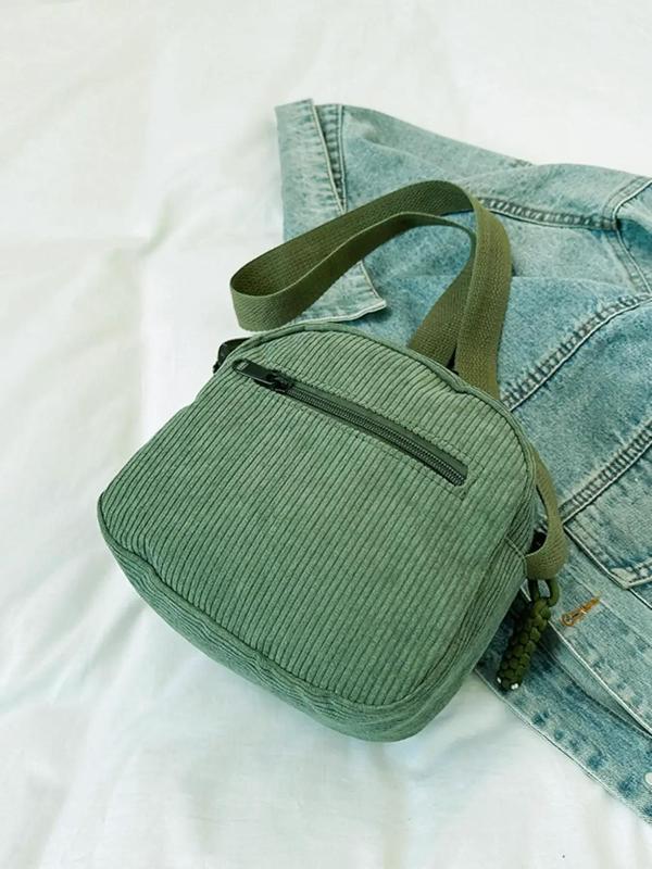 Women's Zipper Crossbody Bag, Fashionable Casual Versatile Phone Bag, Trendy All-match Shoulder Bag for Daily Use